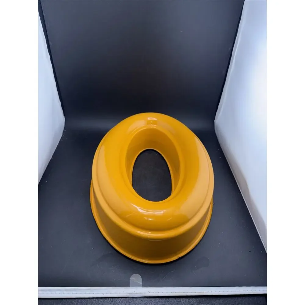 Vintage Cream City Ware Yellow Enamel Oval Food Mold Tube Pan G&P Milwaukee